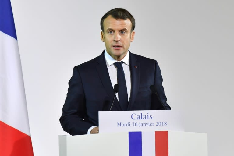 Macron called for "specific responses" from Britain on the thorny issue of unaccompanied minors stranded in France