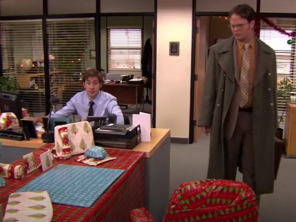 John Krasinski and Rainn Wilson in ‘The Office’ US (YouTube/The Office)