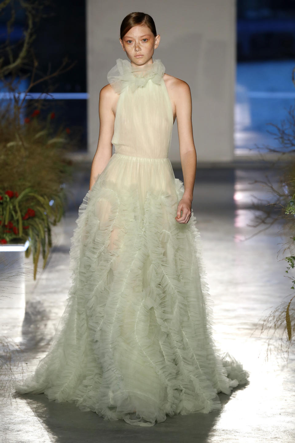 A model walks the runway for Jason Wu during New York Fashion Week on Sept. 8.