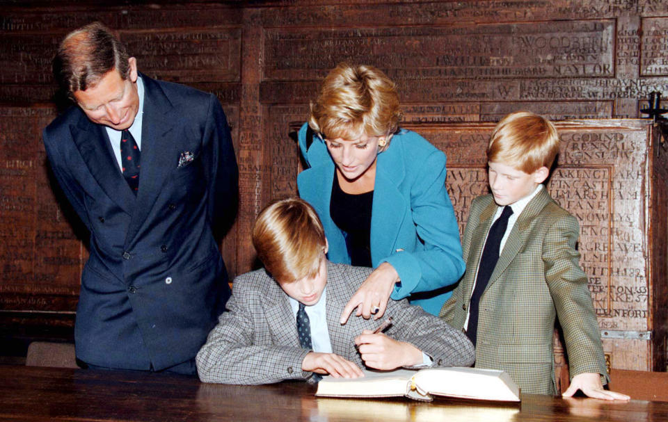 William's first day at Eton: another milestone Di wouldn't miss for the world