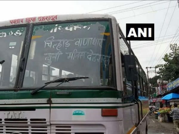 Visuals of bus services resumption after 15 years in Uttarakhand (Photo/ANI)