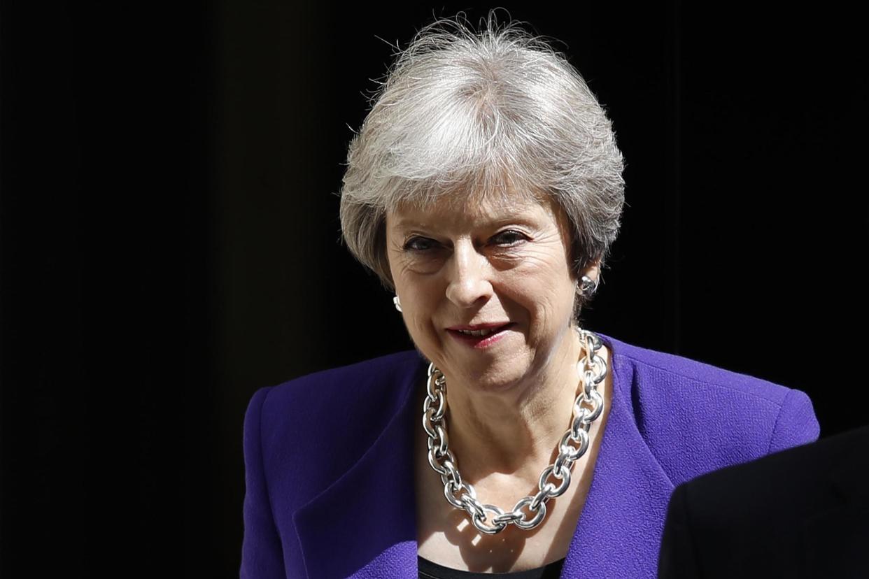 Concessions to the right: Theresa May: AFP/Getty Images