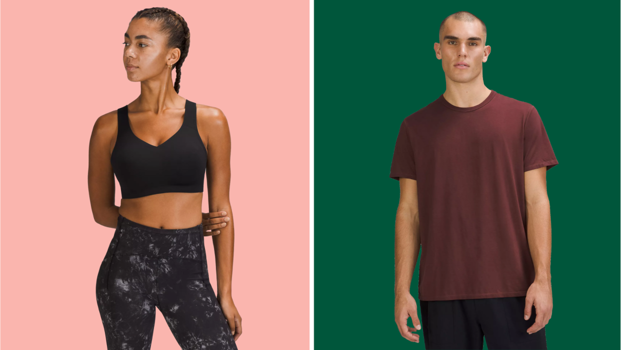 You can find best-selling lululemon leggings, sports bras, joggers and more in the brand's We Made Too Much section.