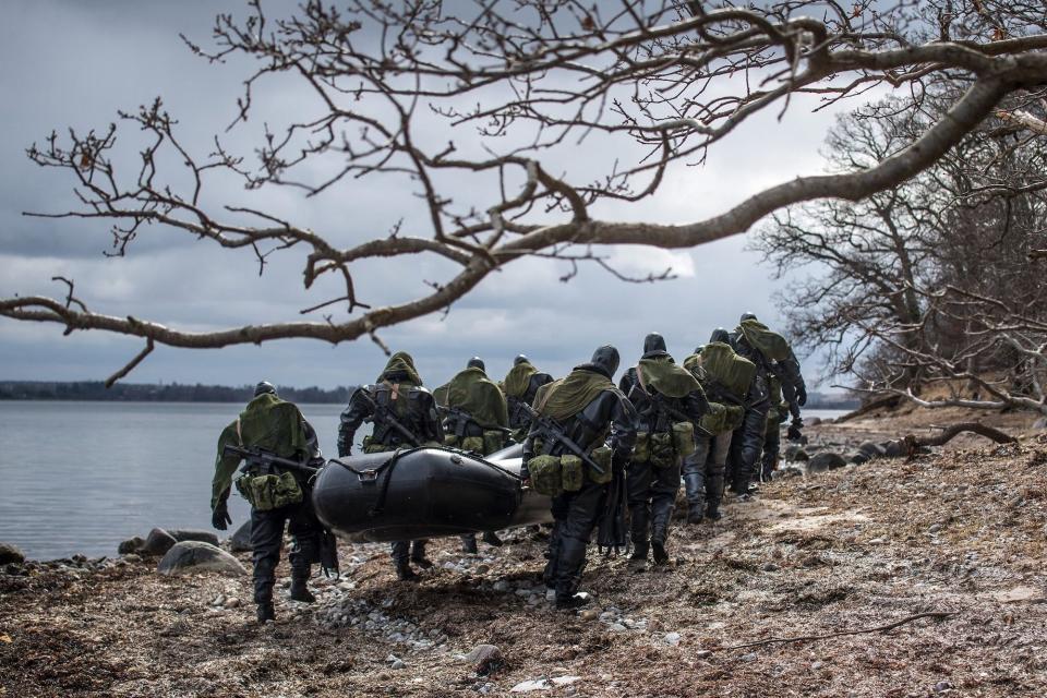 Danish Frømandskorpset frogmen candidates