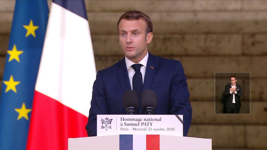 Emmanuel Macron à la Sorbonne.  - BFMTV