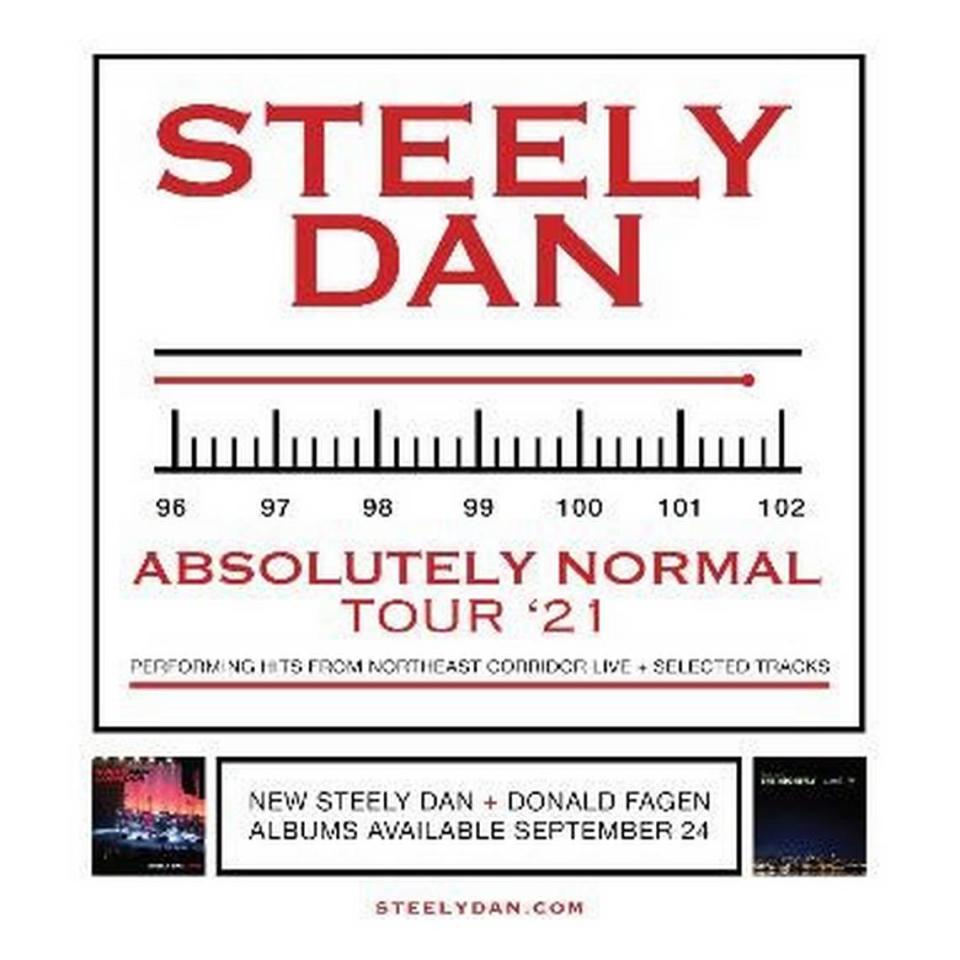 Steely Dan Absolutely Normal Tour ’21 logo.