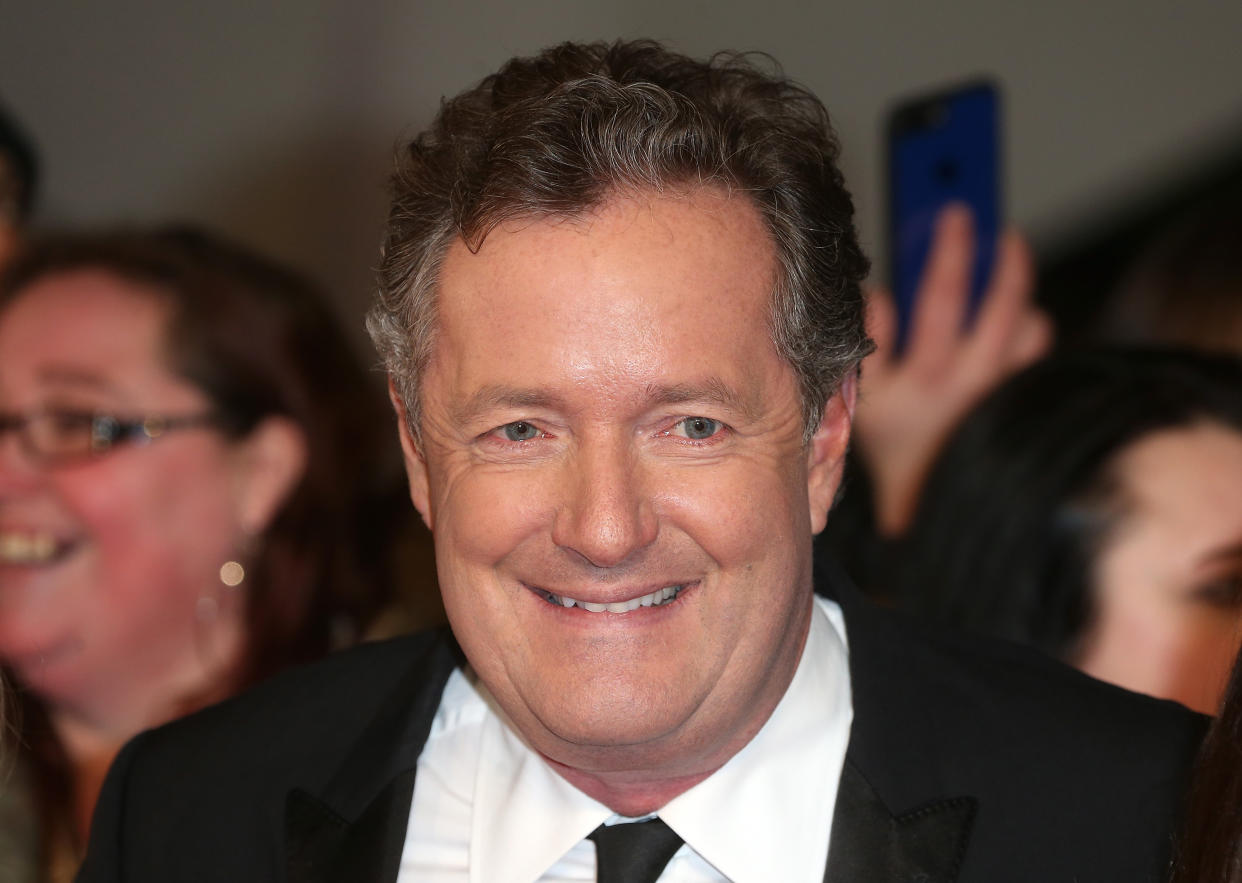 LONDON, ENGLAND – JANUARY 25: Piers Morgan attends the National Television Awards at The O2 Arena on January 25, 2017 in London, England. (Photo by Fred Duval/FilmMagic)