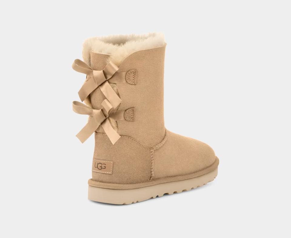 Ugg, Bailey Bow boot, bows, sheepskin, shearling, balletcore, dainty.