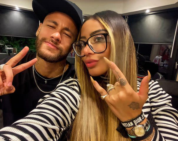 <p>Rafaella Instagram</p> Neymar and his sister Rafaella.