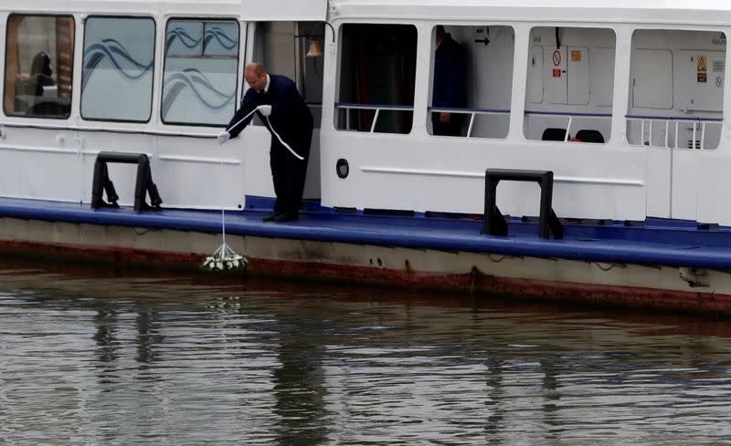 1st anniversary of the Mermaid boat accident in Budapest