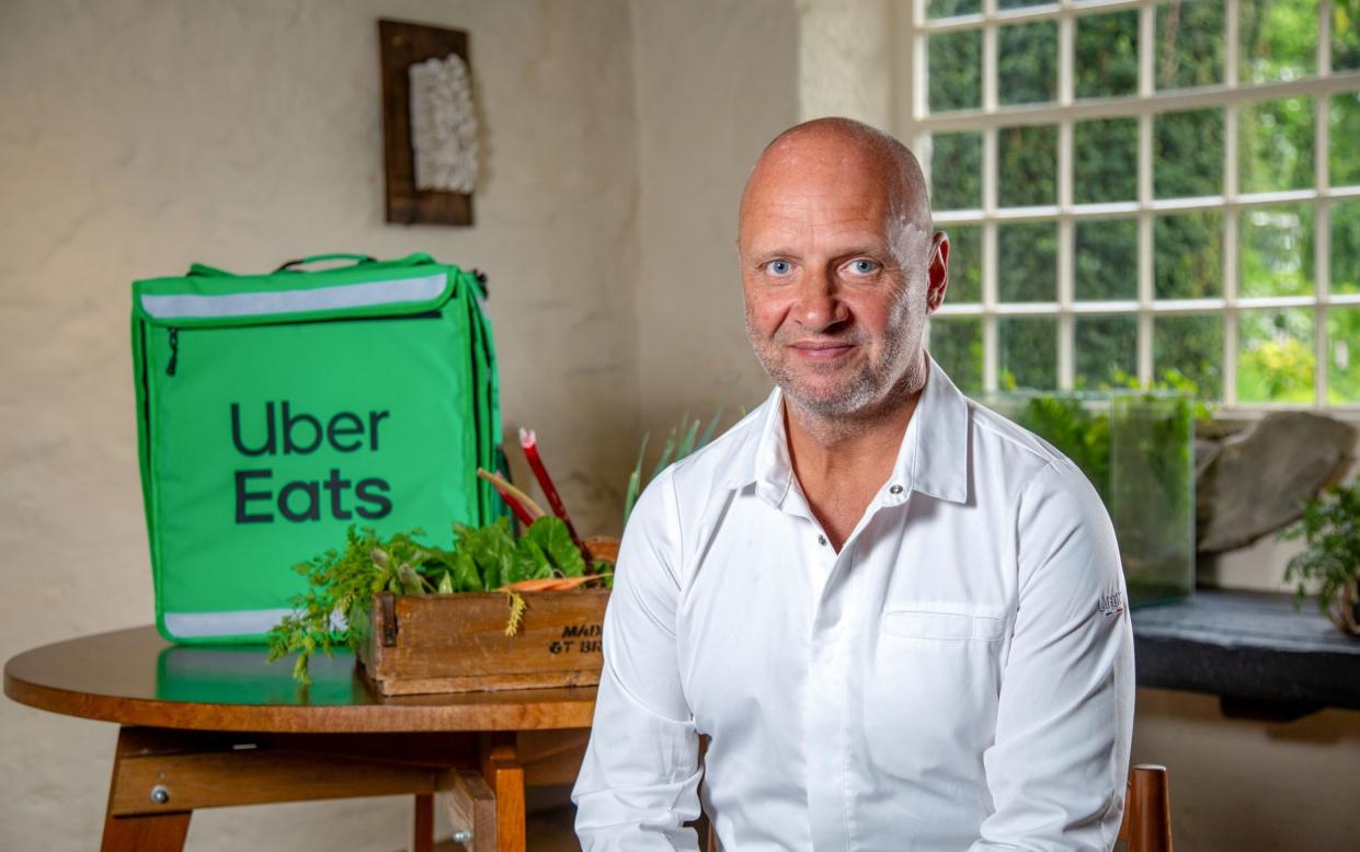 Simon Rogan has always been an adventurous chef: this partnership with Uber Eats is his latest innovation