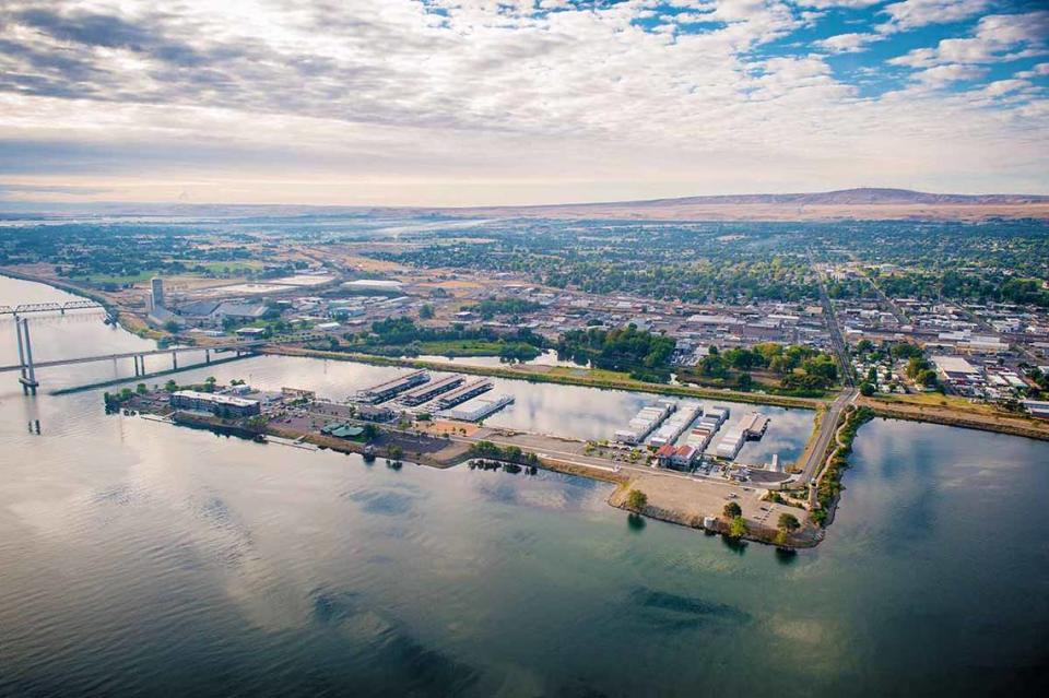 The Port of Kennewick is considering two concepts for the future of the waterfront and Clover Island in downtown Kennewick.