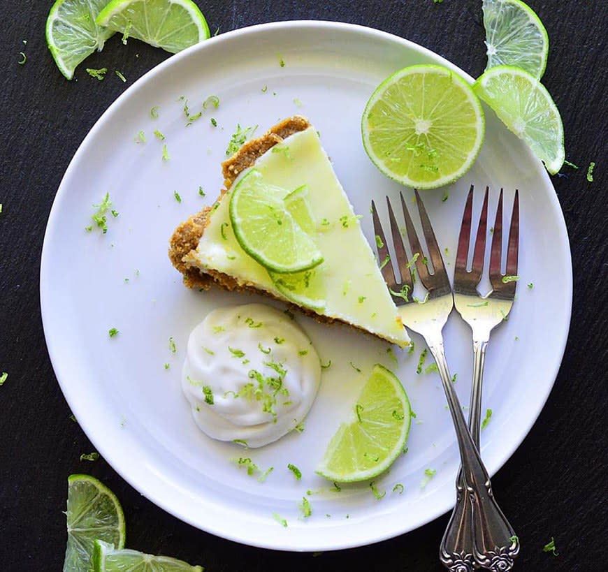 Coconut Key Lime Pie from The Veg Life