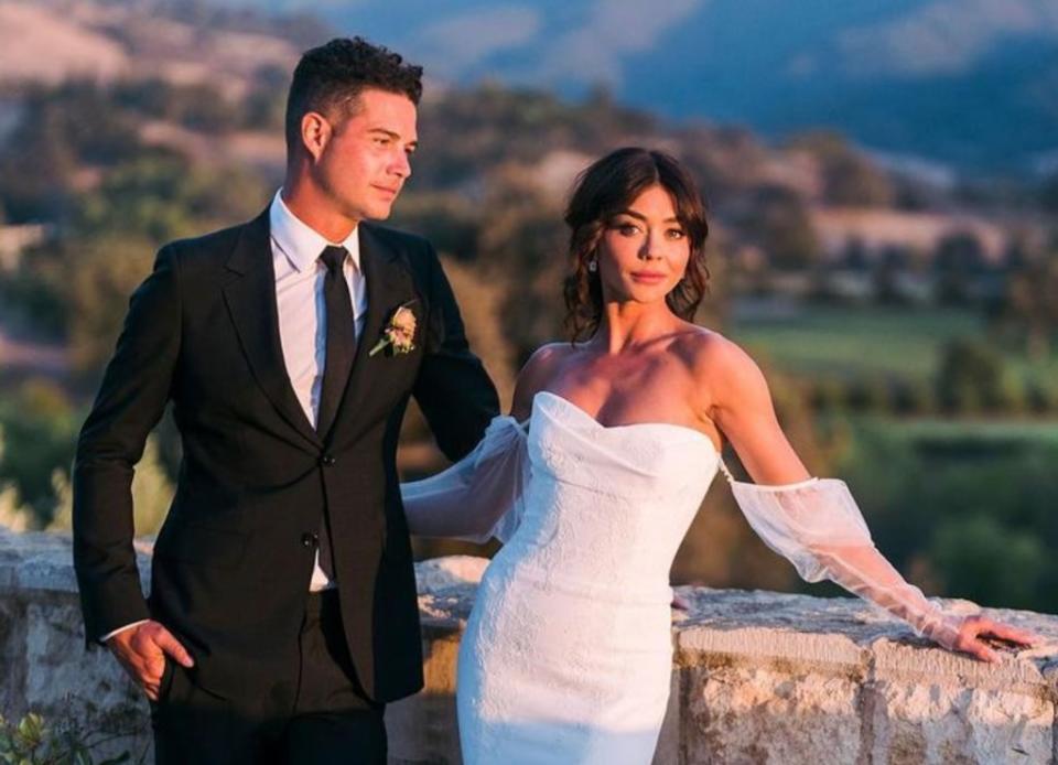 Sarah Hyland, Wells Adams, Wedding