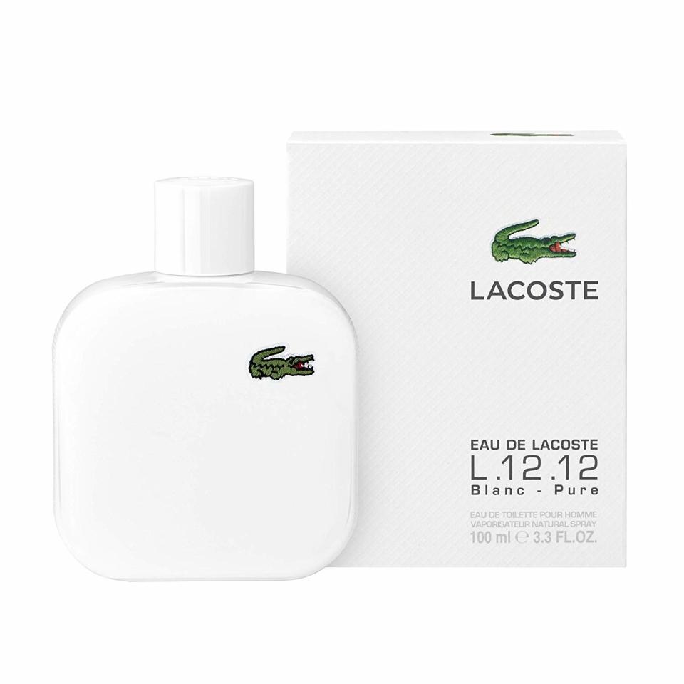 <p>Una colonia floral con tonos de madera, perfecta para el hombre de la casa. Si la quieres, este próximo 27 de noviembre tendrá un 30% de descuento. L.12.12 Blanc Pour Lui Eau De Toilette, de Lacoste.</p>