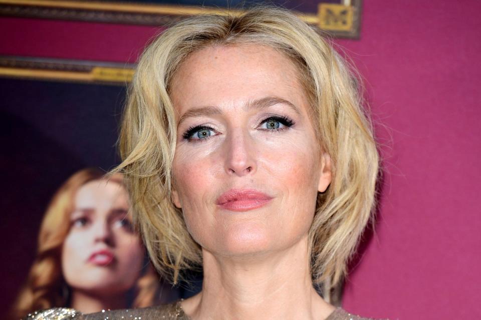 Gillian Anderson will play BBC presenter Emily Maitlis in a film about the interview the Duke of York gave to Newsnight (Ian West/PA) (PA Archive)