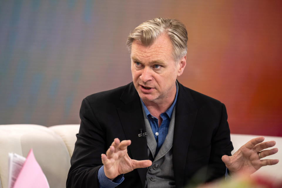 Christopher Nolan on Tuesday, July 18, 2023 -- (Photo by: Nathan Congleton/NBC via Getty Images)