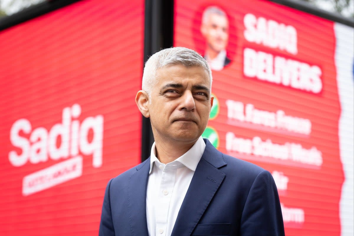 The Term-inator: Sadiq Khan is on course for a record third mayoral term (Stefan Rousseau/PA Wire)
