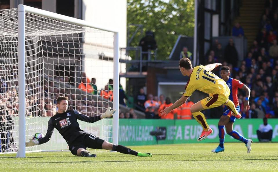 Ashley Barnes opens the scoring.