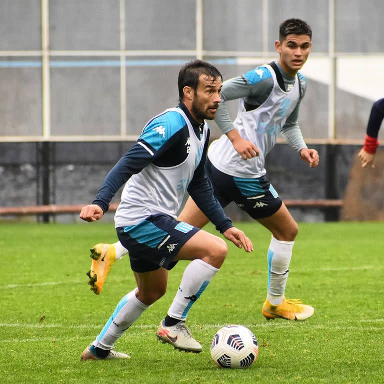 Darío Cvitanich, uno de los centrodelanteros que tiene Pizzi en el plantel de Racing