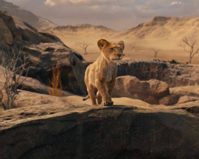 Une image tirée de la bande-annonce de « Mufasa : Le Roi Lion ».