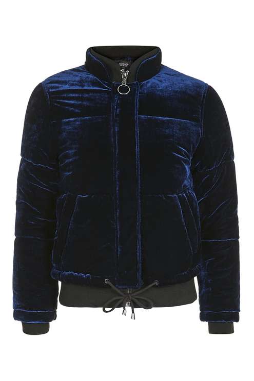 Velvet Puffer Jacket