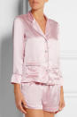 <p>Light pink is one of Paltrow’s best colors — her pastel pink Ralph Lauren gown from the 1999 Academy Awards was credited for bringing pink back in fashion. This pajama set is for those of you who can also afford to wear a Ralph Lauren gown. <b><a href="http://goop.com/for-the-maximalist-2/" rel="nofollow noopener" target="_blank" data-ylk="slk:Raphaella Riboud Arthur Silk-Satin Pajama Shirt and Shorts;elm:context_link;itc:0;sec:content-canvas" class="link ">Raphaella Riboud Arthur Silk-Satin Pajama Shirt and Shorts</a> ($530/$320)</b></p>