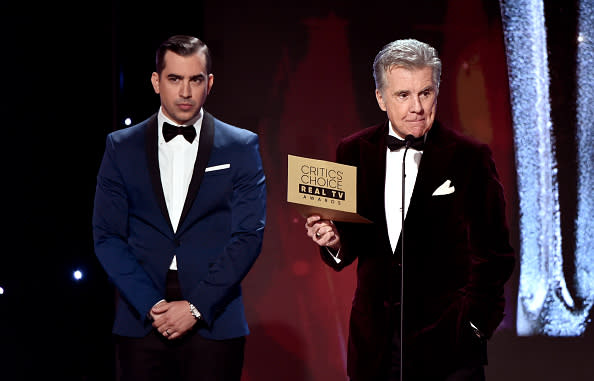 BEVERLY HILLS, CALIFORNIA – JUNE 02: (L-R) Callahan Walsh and John Walsh speak onstage during the Critics’ Choice Real TV Awards at The Beverly Hilton Hotel on June 02, 2019 in Beverly Hills, California. (Photo by Alberto E. Rodriguez/Getty Images)