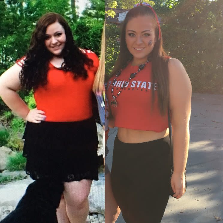 Jamie Kraig went from a size 18 to a size 8.(Photo by Jamie Kraig)