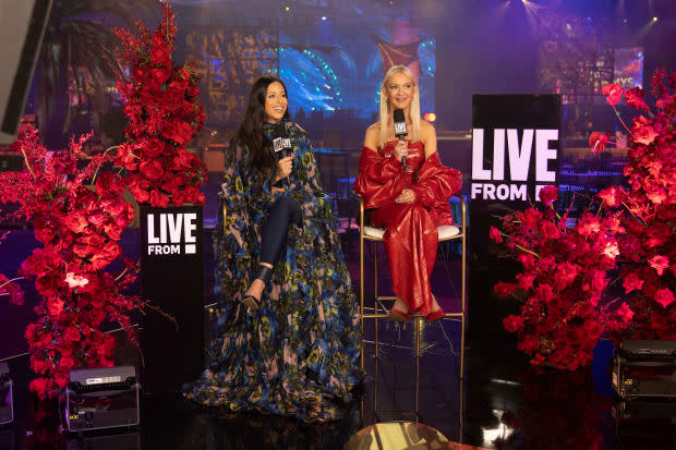 Naz Perez and Zanna Roberts Rassi, reporting for E! from the 2023 Grammys red carpet.<p>Photo: Brandon Hickman/E! Entertainment via Getty Images</p>