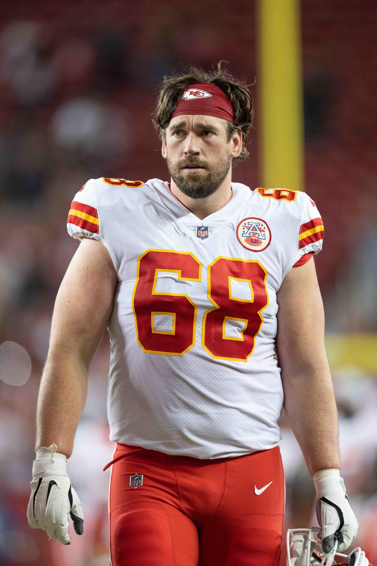 Bryan Witzmann, pictured here playing for the Kansas City Chiefs, appeared as a contestant on Michelle Young's 2021 season of "The Bachelorette."