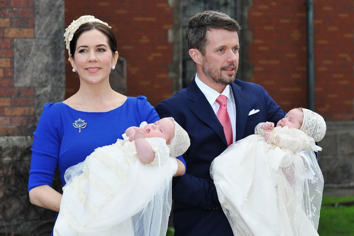 christening of the danish royal twins, prince vincent and princess josephine