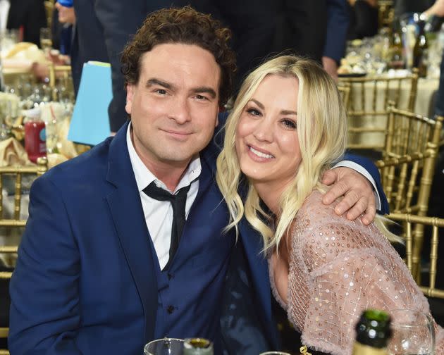 Johnny Galecki and Kaley Cuoco in 2018. (Photo: Kevin Mazur/Getty Images)