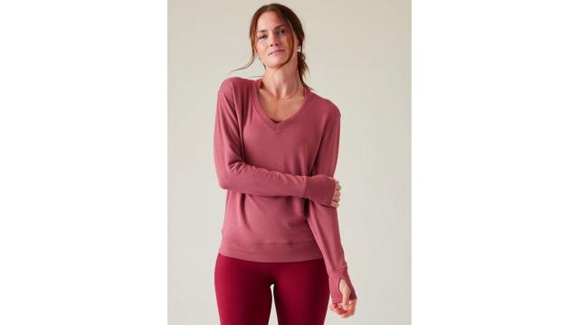 Buy Lululemon Ribbed Contoured V-neck Yoga Short Sleeve Shirt - Black At  27% Off