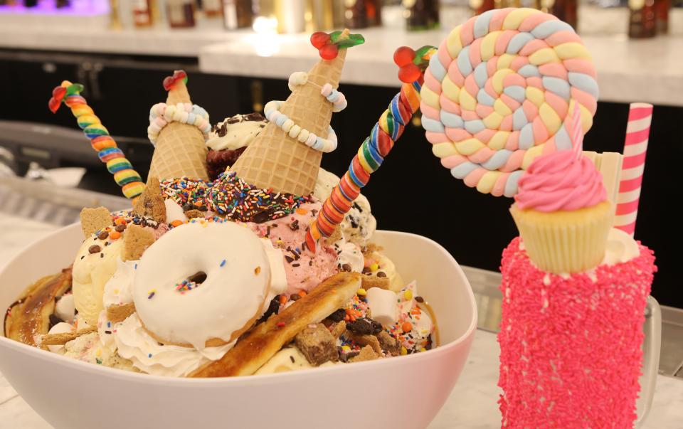 The King Kong Sundae and the Princess Milkshake are two of the most popular items available at the Sugar Factory in Dover.