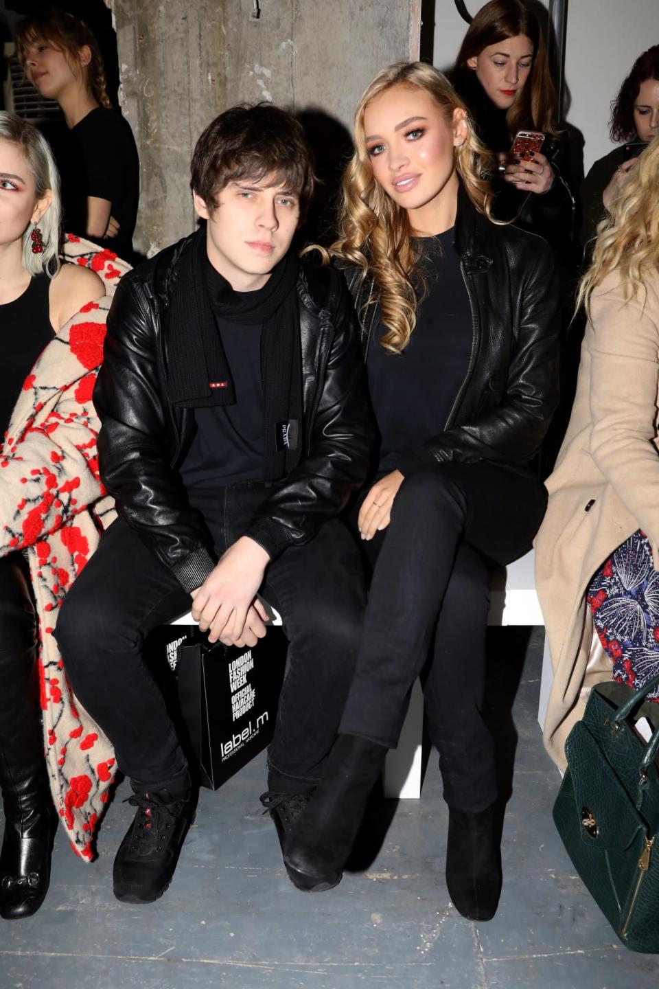 <p>Singer Jake Bugg and model Roxy Horner made for one good looking FROW at What We Wear. [Photo: Getty] </p>