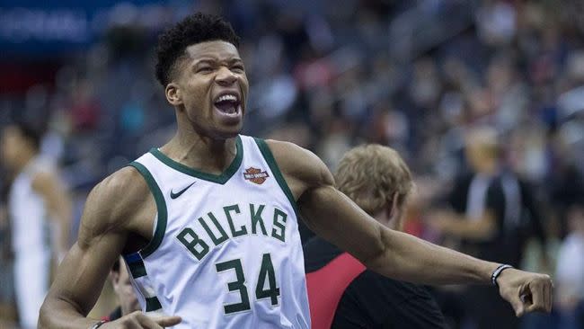 「字母哥」Giannis Antetokounmpo表示想打破隊史單場最高得分紀錄。（圖／翻攝自推特）