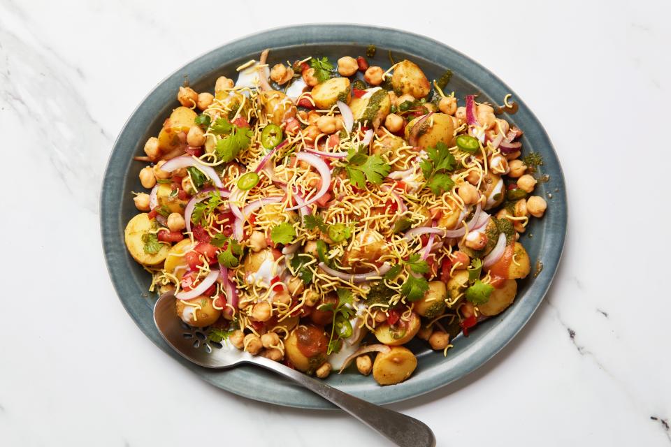 Chickpea-Potato Chaat