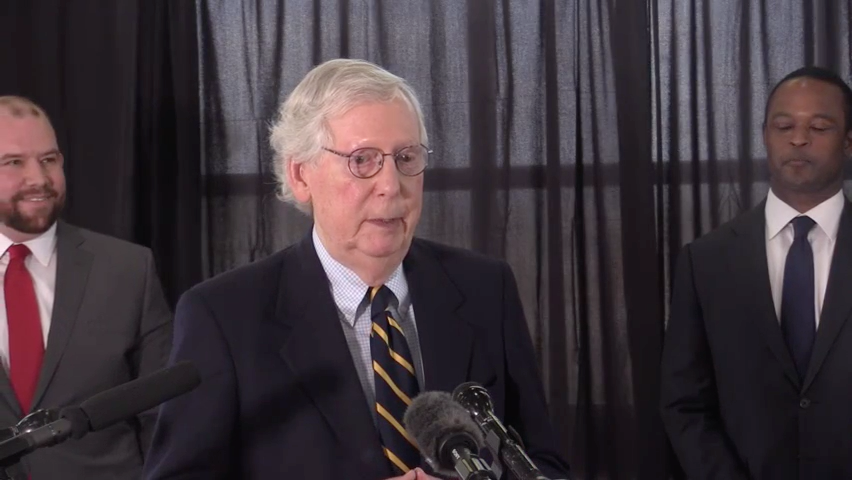 U.S. Senate Minority leader Mitch McConnell (R) said what he would do if elected majority