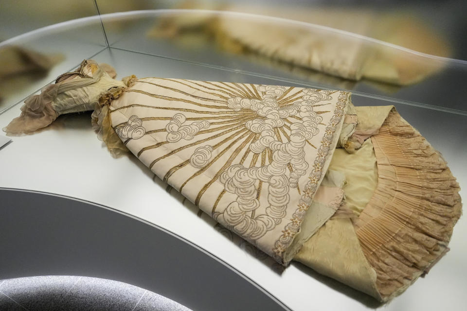 The Metropolitan Museum of Art's Costume Institute gala exhibit, "Sleeping Beauties: Reawakening Fashion," on display at The Metropolitan Museum of Art, Saturday, May 4, 2024, in New York. (AP Photo/Julia Nikhinson)