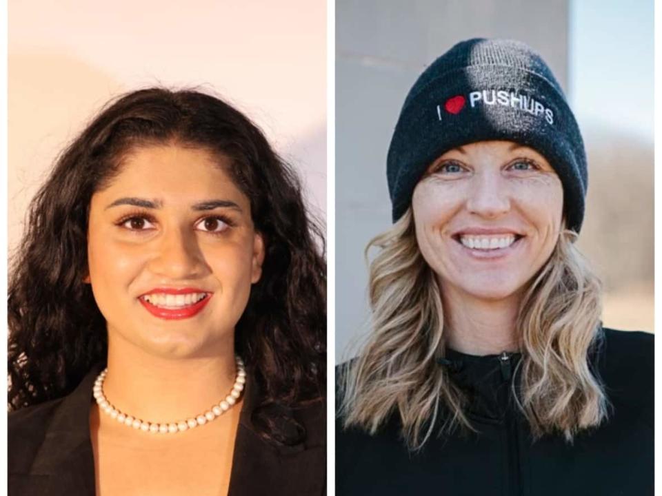 Hamilton coaches Jayashree Pathak of McMaster's varsity women's soccer team, left, and Sharlene Louden, right, with West Hamilton's Youth Soccer Club are optimistic changes at Canada Soccer's leadership will signal equity improvement, including at the local level. (Jayashree Pathak/LinkedIn; Submitted by Sharlene Louden - image credit)