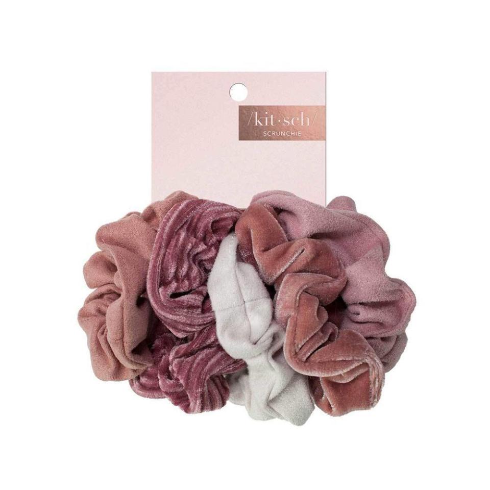 12) Velvet Scrunchies