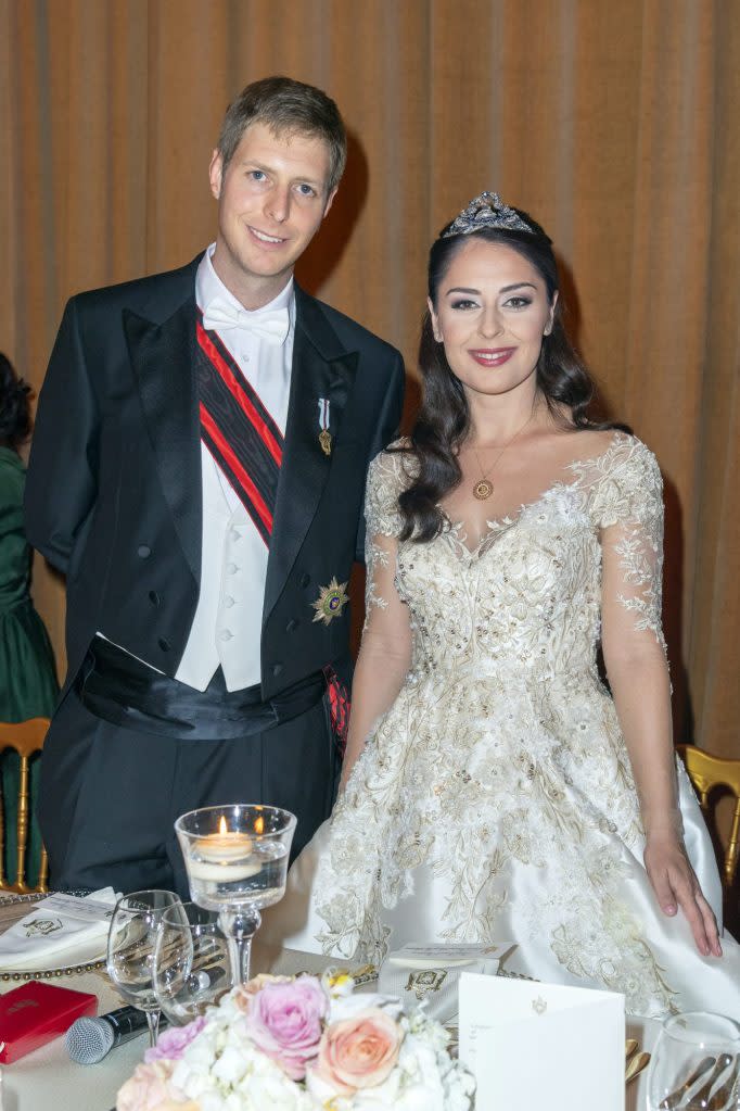 The pair tied the knot in the capital city of Tirana in October 2016. Getty Images
