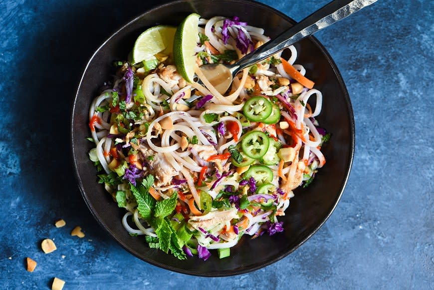 Thai Turkey Noodle Bowls from Foxes Love Lemons