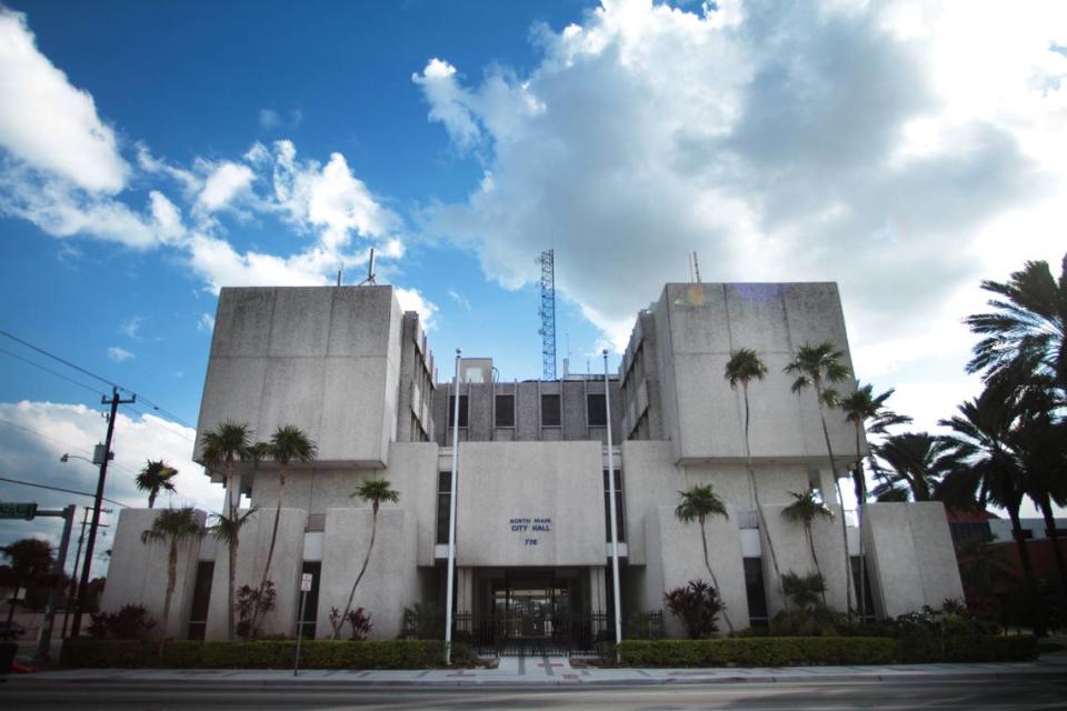 North Miami City Hall. The city passed an ordinance Tuesday, July 14, establishing a civilian investigative board.