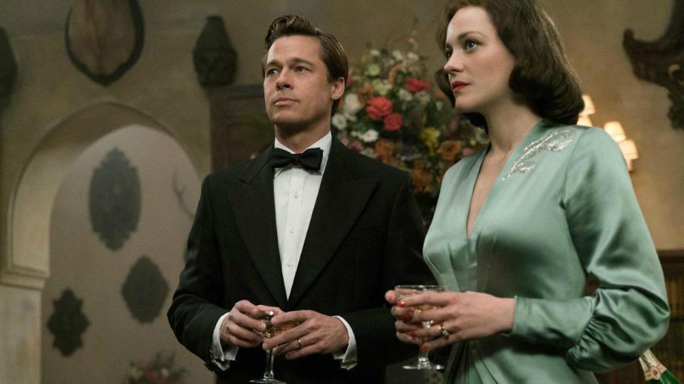 Brad Pitt and Marion Cotillard in Oscar-nominated 'Allied' which used Angels Costumes