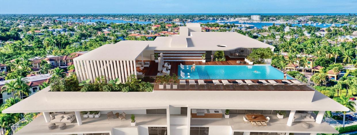 From the rooftop of the 15-story Aura at Metropolitan Naples, every resident will enjoy the view of downtown Naples, Naples Bay and even the Gulf of Mexico.