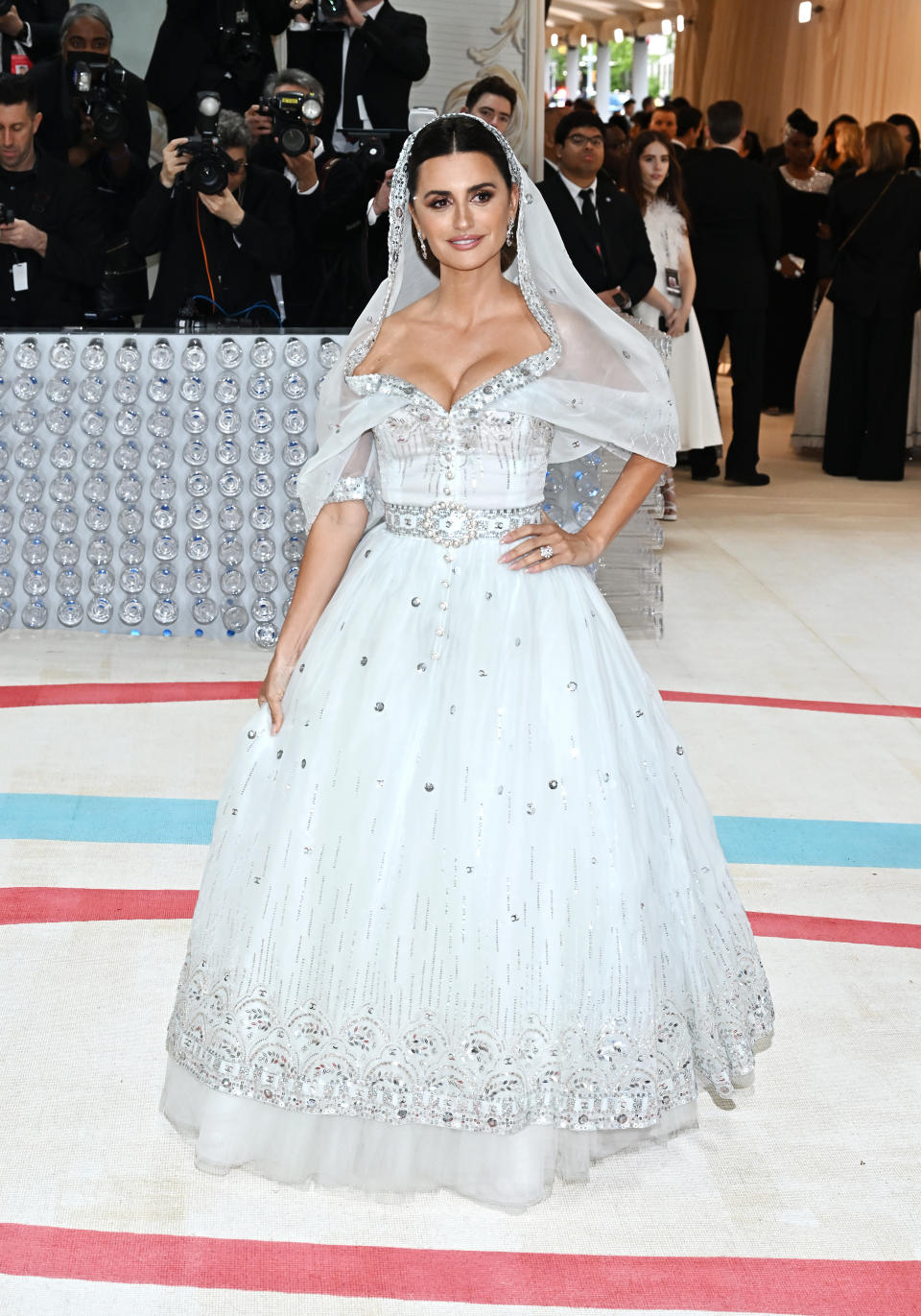 Penélope Cruz at the 2023 Met Gala: Karl Lagerfeld: A Line of Beauty held at the Metropolitan Museum of Art on May 1, 2023 in New York, New York. - Credit: Michael Buckner for Variety