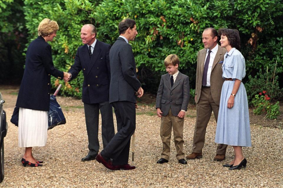 William starting at Ludgrove School in 1990 (Martin Keene/PA) (PA Wire)