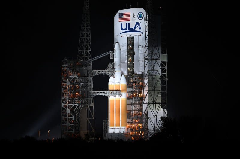 The United Launch Alliance is preparing for the last Delta IV-launched mission Friday. Photo by Joe Marino/UPI